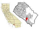 Orange County California Incorporated and Unincorporated areas Aliso Viejo Highlighted